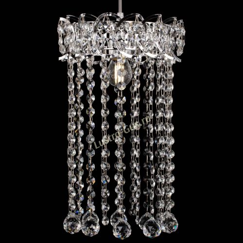 Барная люстра Астра №1 шар 30 длинная в Ижевске Гусь Хрустальный