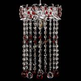 Барная люстра Астра №1 шар 30 длинная Красная в Ижевске