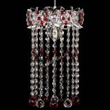 Барная люстра Астра №1 шар 30 длинная Красная в Ижевске