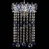 Барная люстра Астра №1 шар 30 длинная Синяя в Ижевске