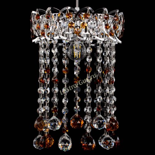 Барная люстра Астра №1 шар 30 чайная в Ижевске Гусь Хрустальный