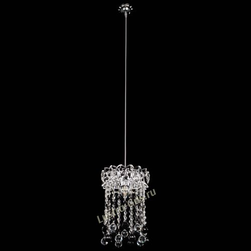 Барная люстра Астра №1 шар 30 черная в Ижевске Гусь Хрустальный