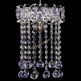 Барная люстра Астра №1 шар 30 фиолетовая в Ижевске