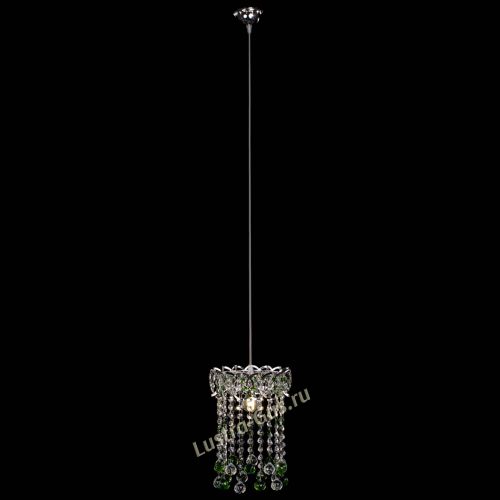 Барная люстра Астра №1 шар 30 зеленая в Ижевске Гусь Хрустальный