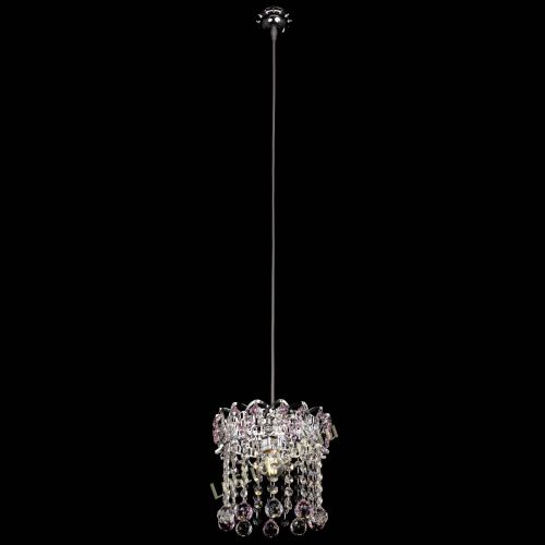 Барная люстра Астра №1 шар розовый в Ижевске Гусь Хрустальный