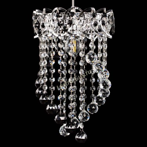 Барная люстра Астра №1 Сигма черная в Ижевске Гусь Хрустальный