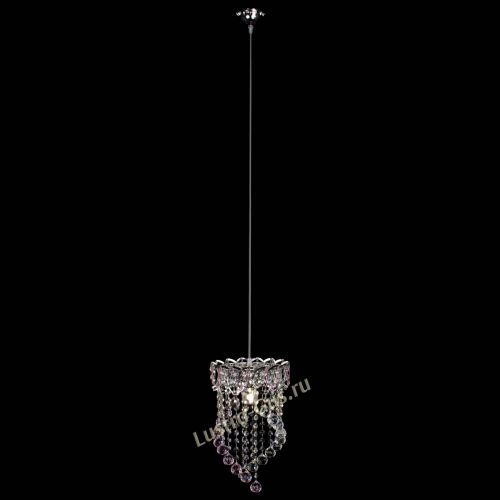 Барная люстра Астра №1 Сигма розовая в Ижевске Гусь Хрустальный