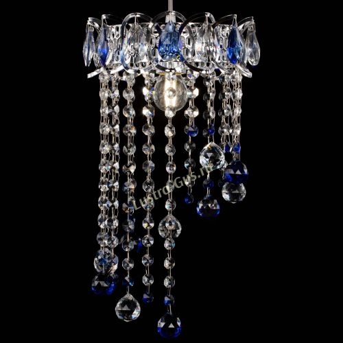 Барная люстра Астра №1 винтаж Синяя в Ижевске Гусь Хрустальный