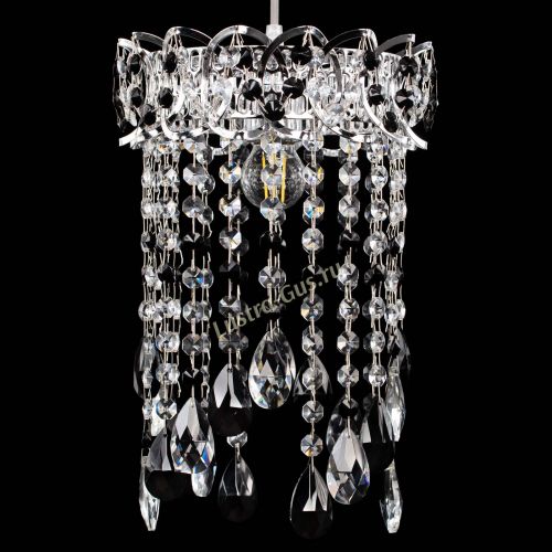 Барная люстра Астра №1 журавлик Черная в Ижевске Гусь Хрустальный