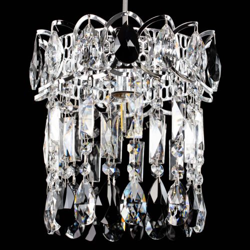 Барная люстра Астра №1 черная в Ижевске Гусь Хрустальный