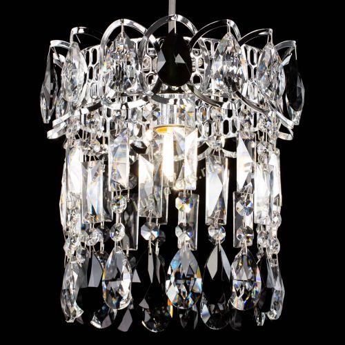 Барная люстра Астра №1 черная в Ижевске Гусь Хрустальный