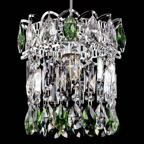 Барная люстра Астра №1 зеленая в Ижевске Гусь Хрустальный