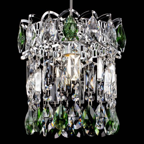 Барная люстра Астра №1 зеленая в Ижевске Гусь Хрустальный