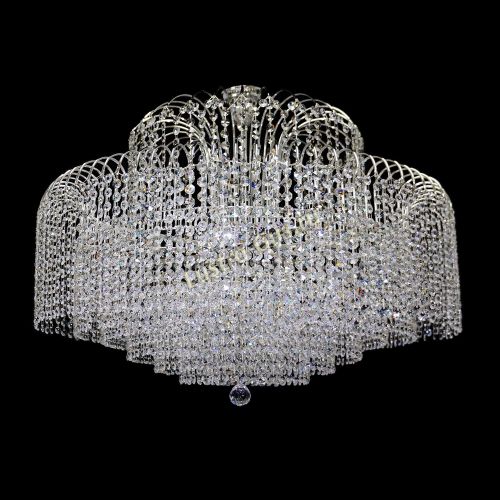 Люстра Агата №15 оптикон подвесная в Ижевске Гусь Хрустальный