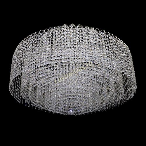 Люстра Агата №15 оптикон подвесная в Ижевске Гусь Хрустальный