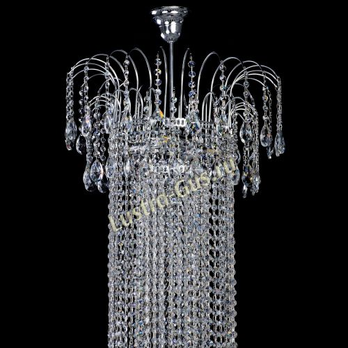 Люстра Агата длинная в Ижевске Гусь Хрустальный