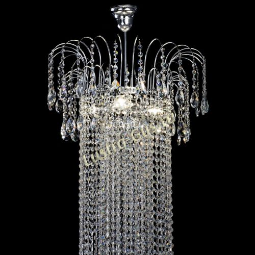 Люстра Агата длинная в Ижевске Гусь Хрустальный