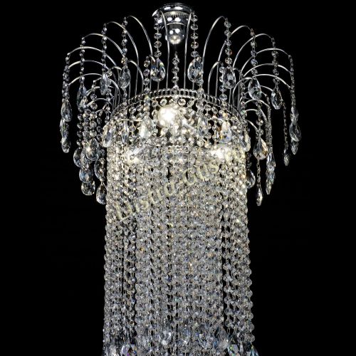 Люстра Агата длинная в Ижевске Гусь Хрустальный