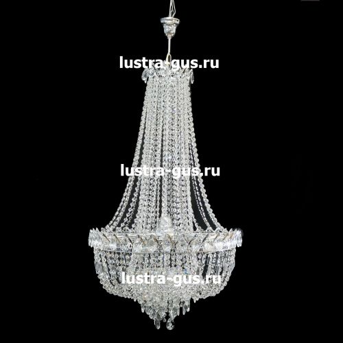Люстра Александра (с подвесками баден,пластина) в Ижевске Гусь Хрустальный
