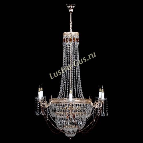 Люстра Елизавета Венеция чайная в Ижевске Гусь Хрустальный