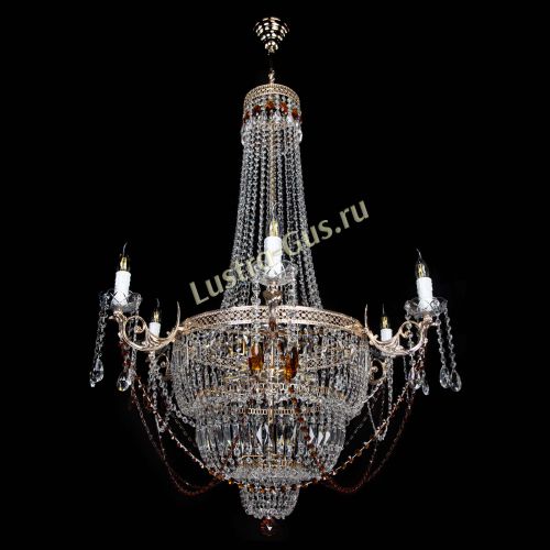 Люстра Елизавета Венеция чайная в Ижевске Гусь Хрустальный