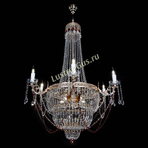 Люстра Елизавета Венеция чайная в Ижевске Гусь Хрустальный