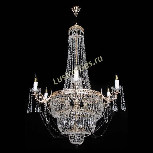 Люстра Елизавета Венеция черная в Ижевске Гусь Хрустальный