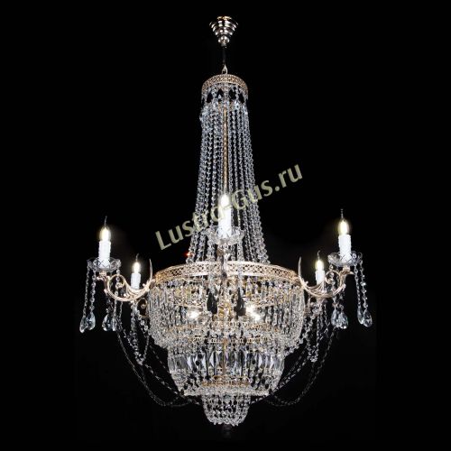 Люстра Елизавета Венеция черная в Ижевске Гусь Хрустальный