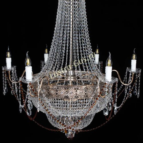 Люстра Елизавета Восток чайная в Ижевске Гусь Хрустальный