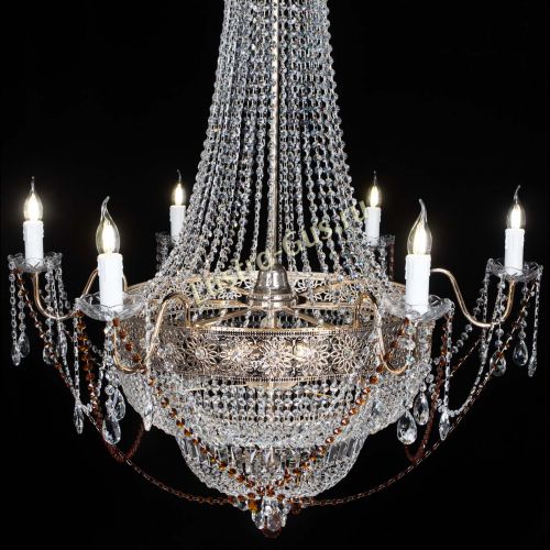 Люстра Елизавета Восток чайная в Ижевске Гусь Хрустальный