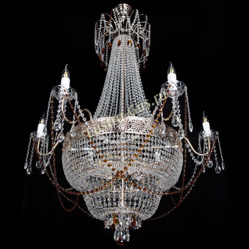 Люстра Елизавета Восток чайная в Ижевске Гусь Хрустальный