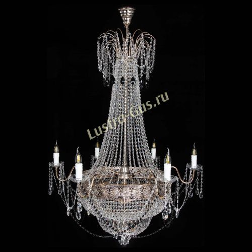 Люстра Елизавета Восток черная в Ижевске Гусь Хрустальный