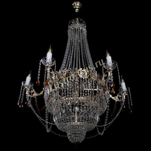 Люстра Елизавета чайная в Ижевске Гусь Хрустальный