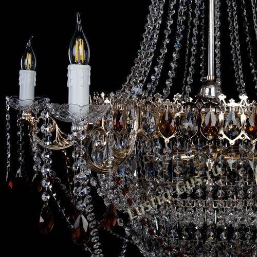 Люстра Елизавета чайная в Ижевске Гусь Хрустальный