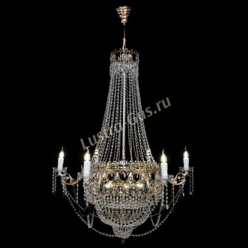 Люстра Елизавета черная в Ижевске Гусь Хрустальный