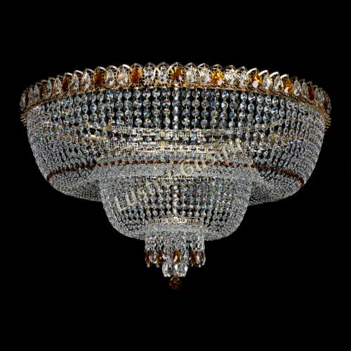 Большая люстра Хрустальный Каскад Дворцовый чайный в Ижевске Гусь Хрустальный