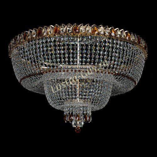 Большая люстра Хрустальный Каскад Дворцовый чайный в Ижевске Гусь Хрустальный