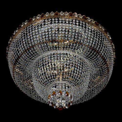 Большая люстра Хрустальный Каскад Дворцовый чайный в Ижевске Гусь Хрустальный