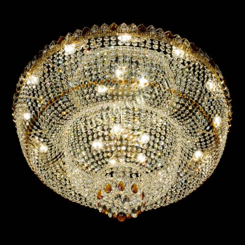 Большая люстра Хрустальный Каскад Дворцовый чайный в Ижевске Гусь Хрустальный