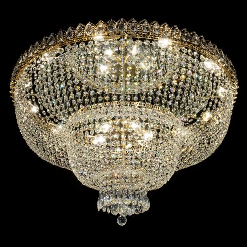 Люстра Хрустальный Каскад Дворцовый в Ижевске Гусь Хрустальный