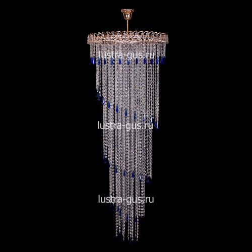 Люстра Каскад большой в Ижевске Гусь Хрустальный