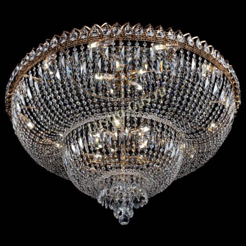 Люстра Хрустальный Каскад №17 с пластинками в Ижевске Гусь Хрустальный