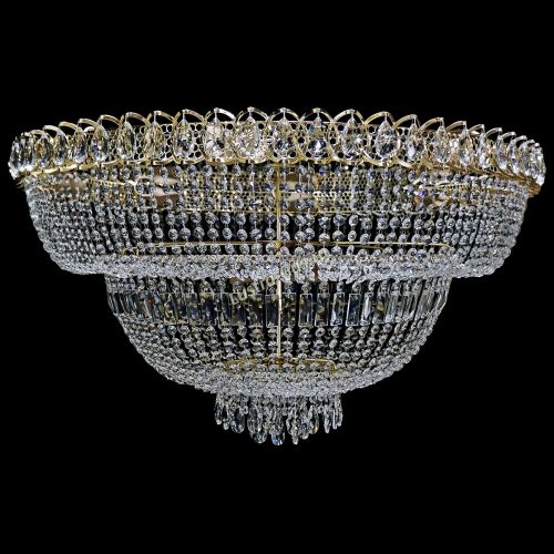 Люстра Хрустальный Каскад №13 2 яруса в Ижевске Гусь Хрустальный