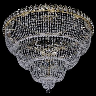 Потолочная люстра Люстра Хрустальный Каскад №17 3 яруса