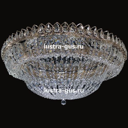 Люстра Кольцо Купол Пластинка 1000 мм в Ижевске Гусь Хрустальный
