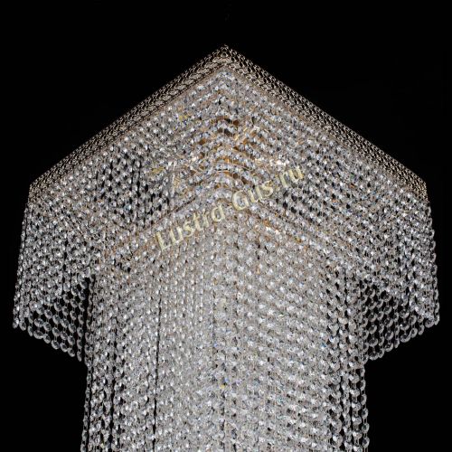 Люстра Колонна Квадрат Длинный в Ижевске Гусь Хрустальный