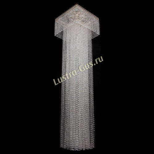 Люстра Колонна Квадрат Длинный в Ижевске Гусь Хрустальный