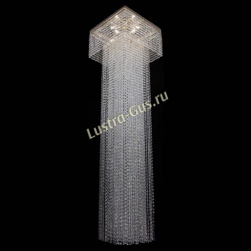 Люстра Колонна Квадрат Длинный в Ижевске Гусь Хрустальный
