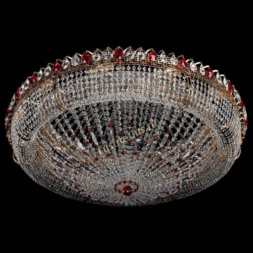 Люстра Кольцо Классика №12 красная в Ижевске Гусь Хрустальный