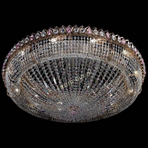 Люстра Кольцо Классика №12 розовая в Ижевске Гусь Хрустальный